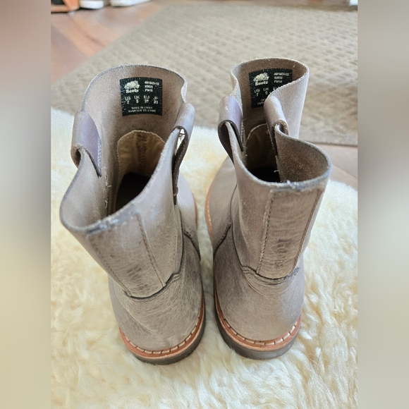 Roots Leather Shorty Boots Grey Brown - 6.5 - Picture 3 of 6